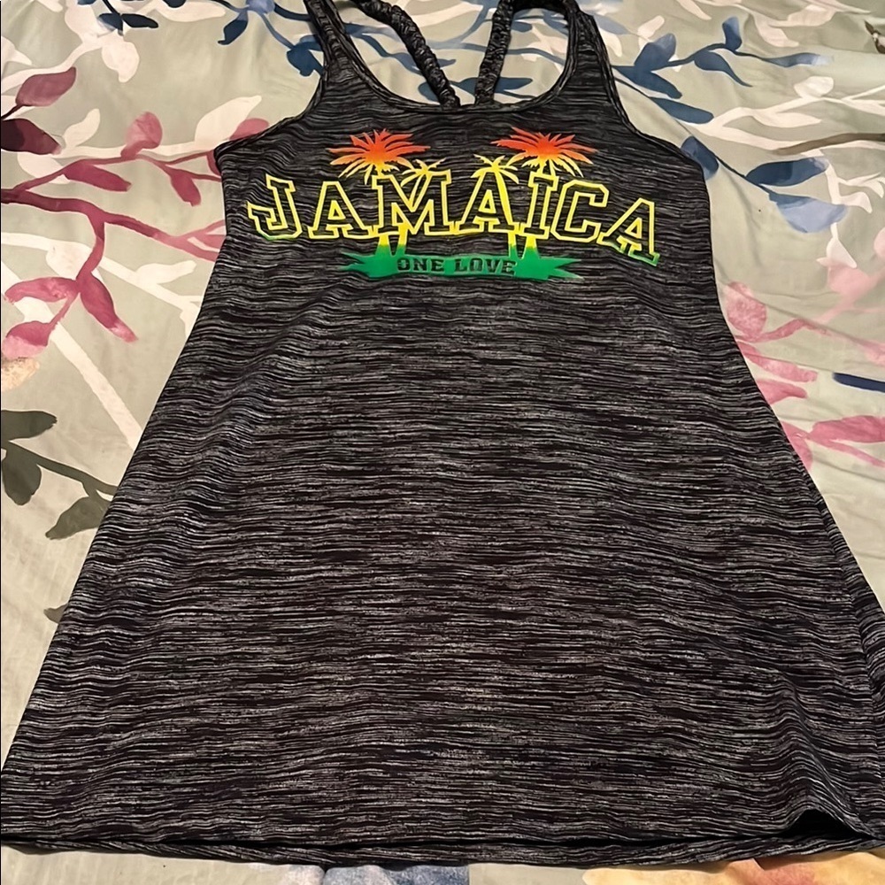 One Love Jamaica swim coverup